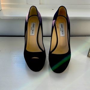 Jimmy Choo Peep toe platform heel